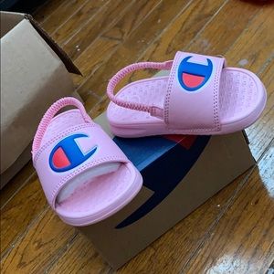 Baby Girl Champion Slides